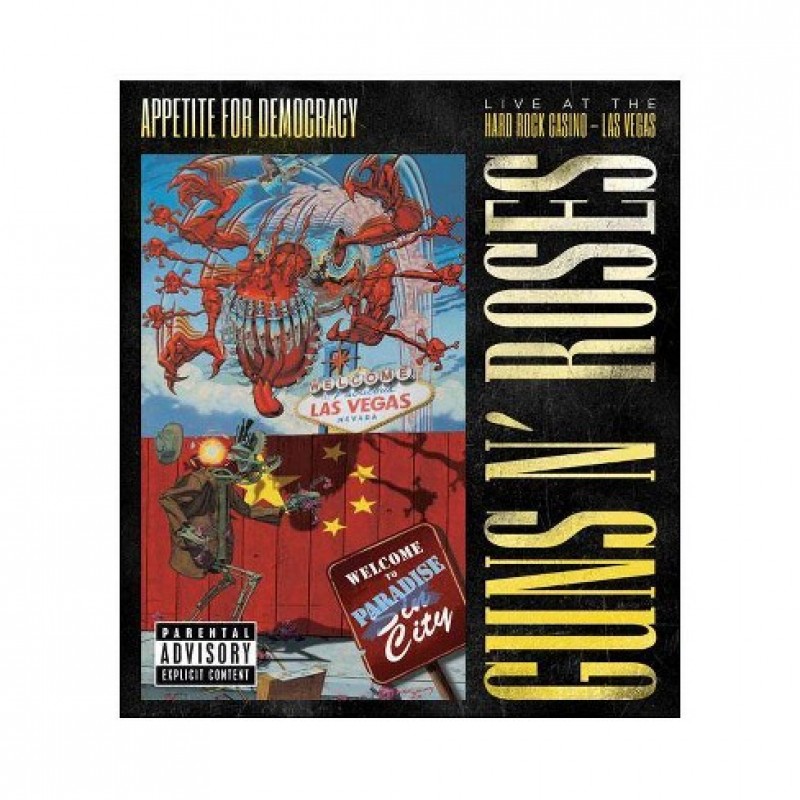 DVD Guns N' Roses - Appetite For Democracy - Live At The Hard Rock